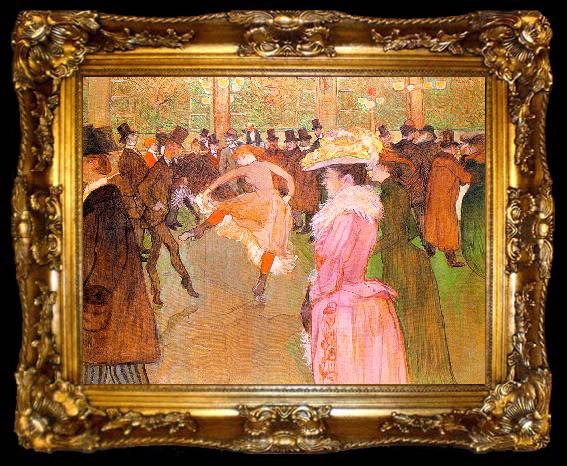 framed   Henri  Toulouse-Lautrec Training of the New Girls by Valentin at the Moulin Rouge, ta009-2